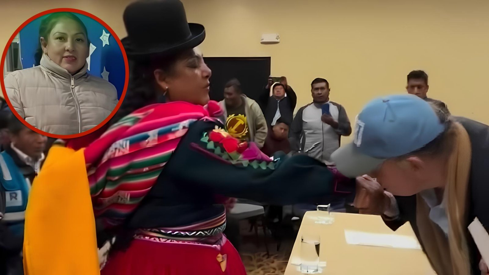 Mujer fingió ser campesina para apoyar la campaña de López Aliaga en Puno