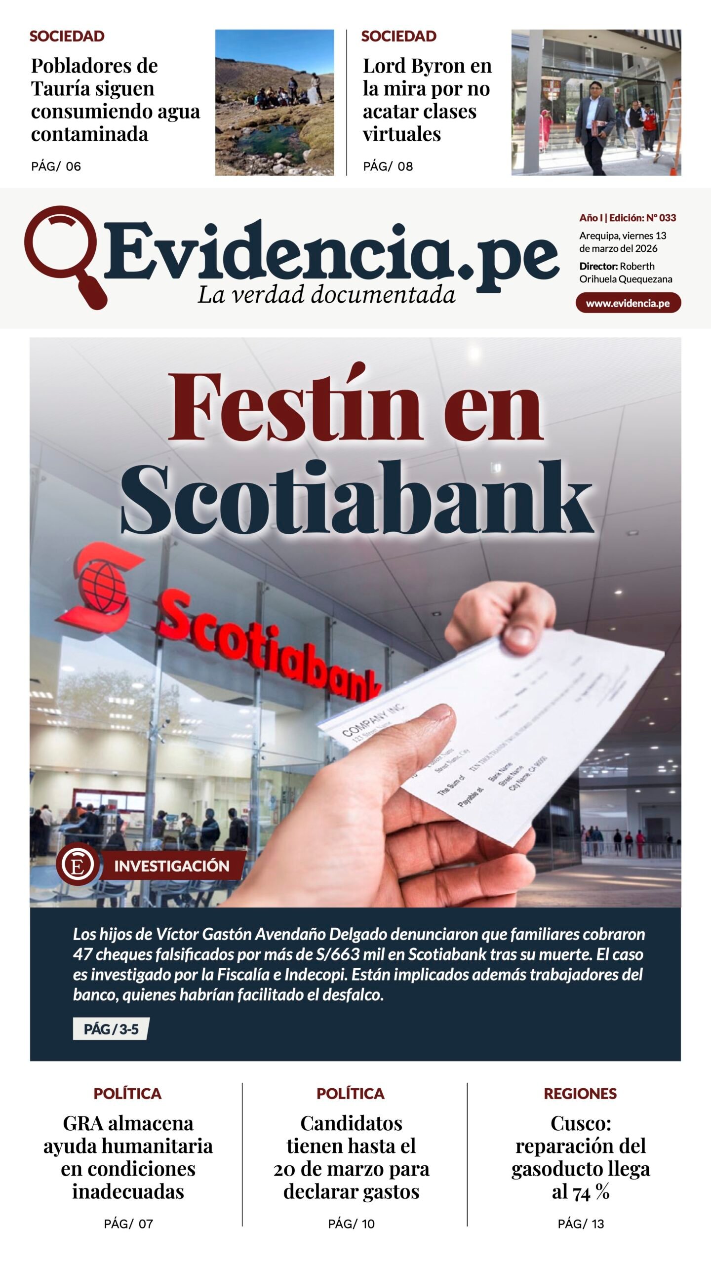 Evidencia edicion 33