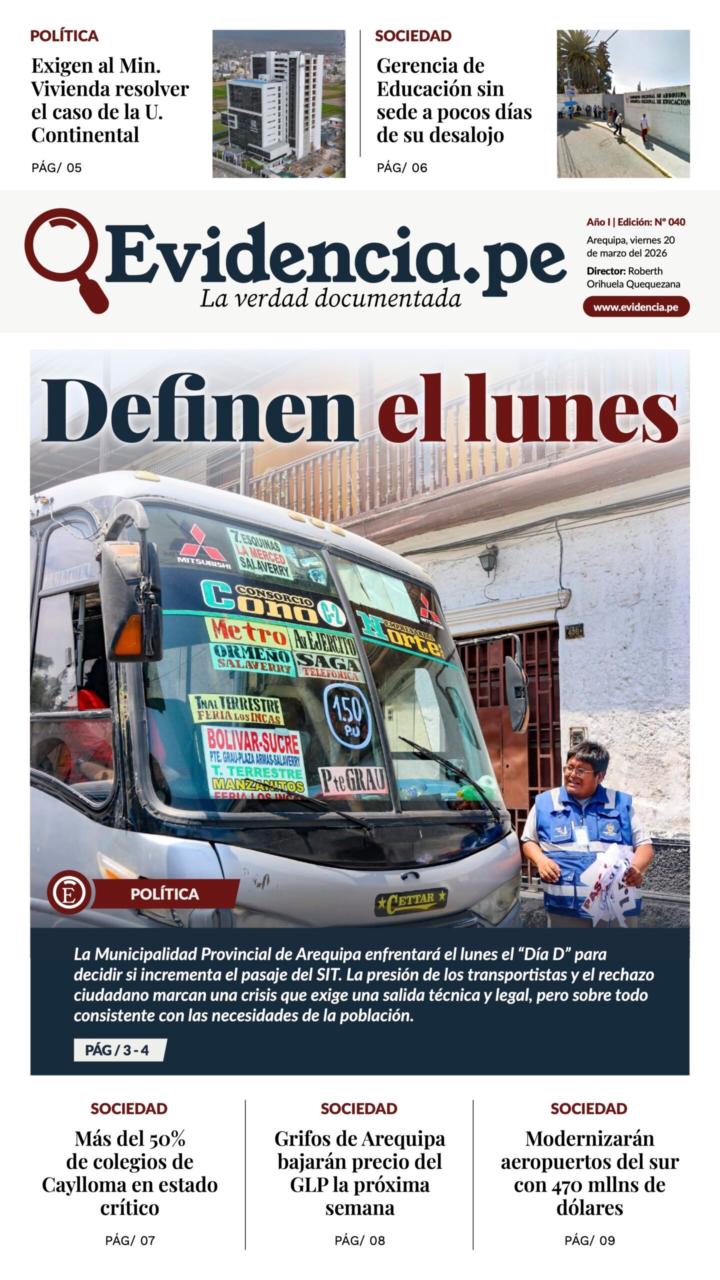 Evidencia edicion 40