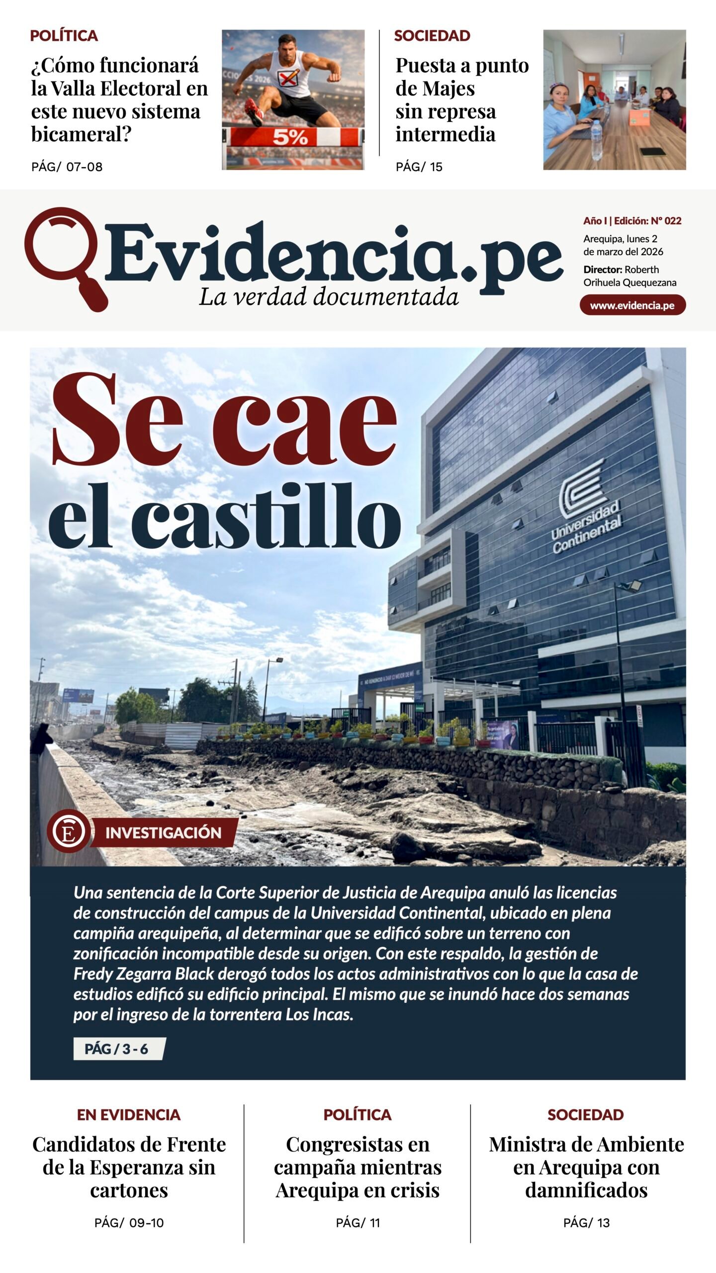 evidencia edicion 22