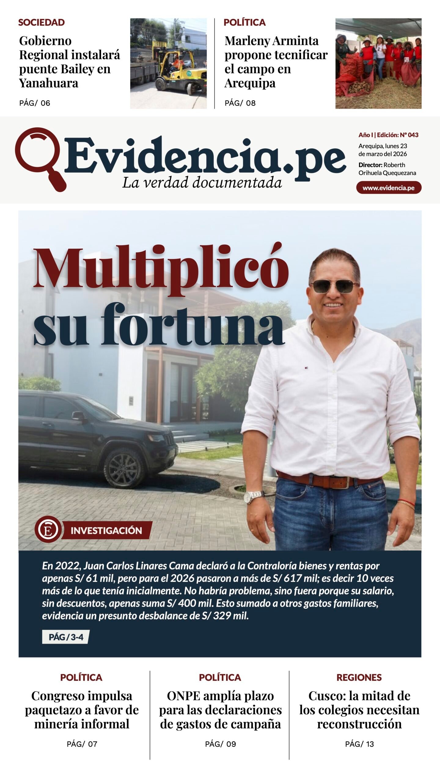 evidencia edicion 43