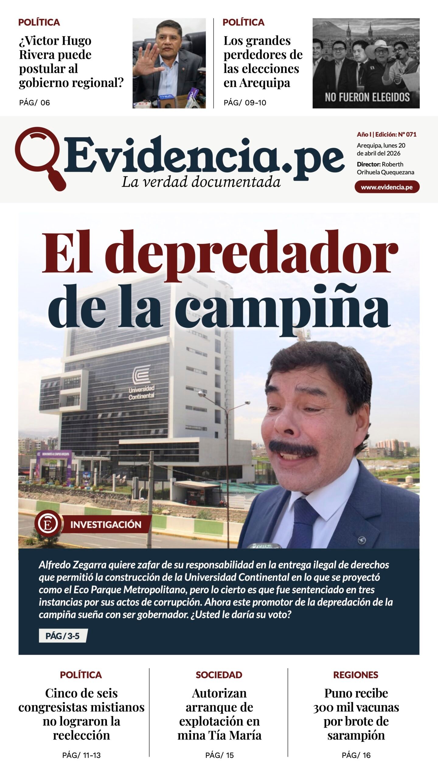 Evidencia edicion 71