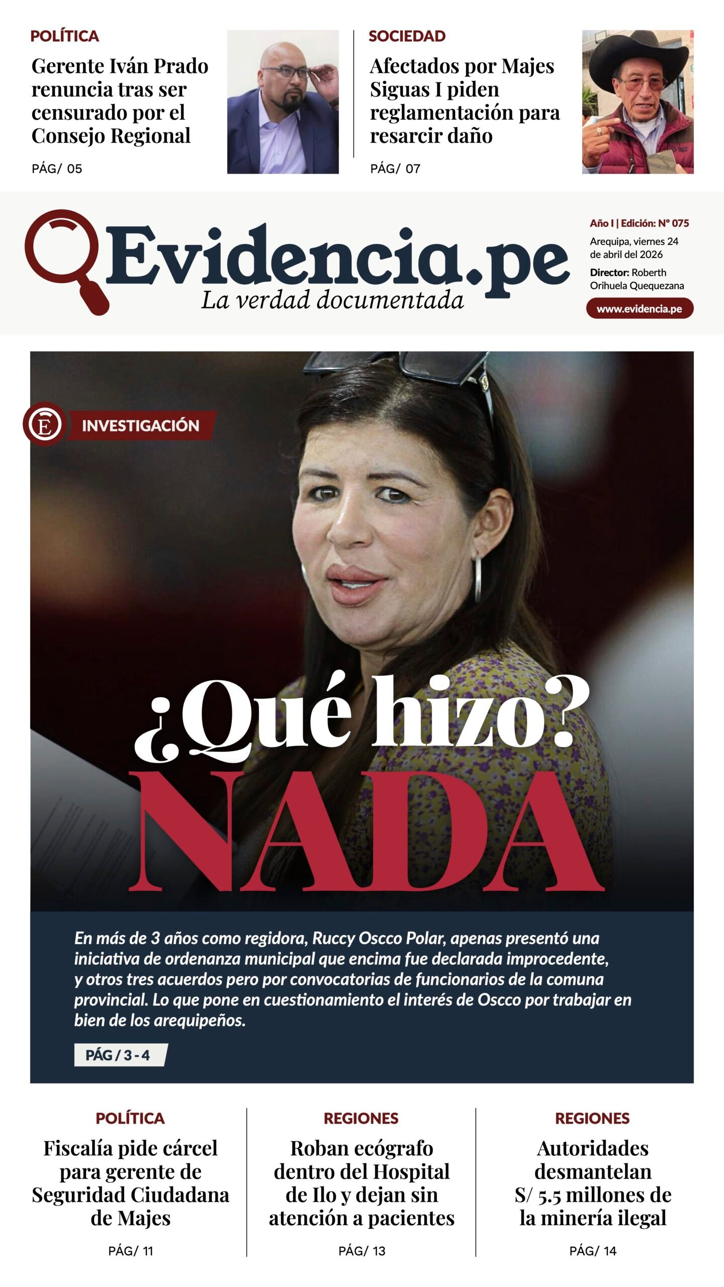 Evidencia edicion 75