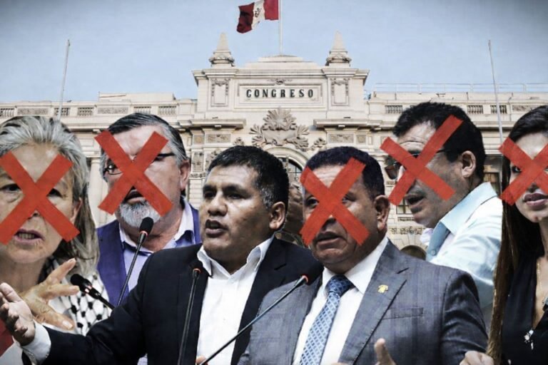 congresistas que no salieron