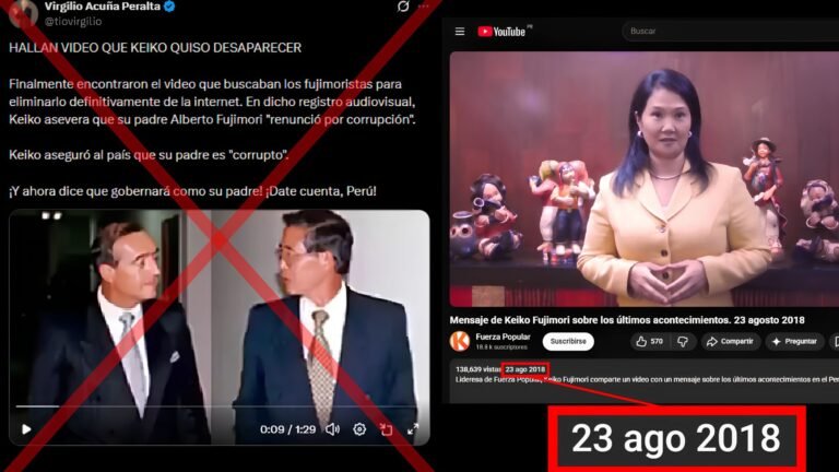 video falso