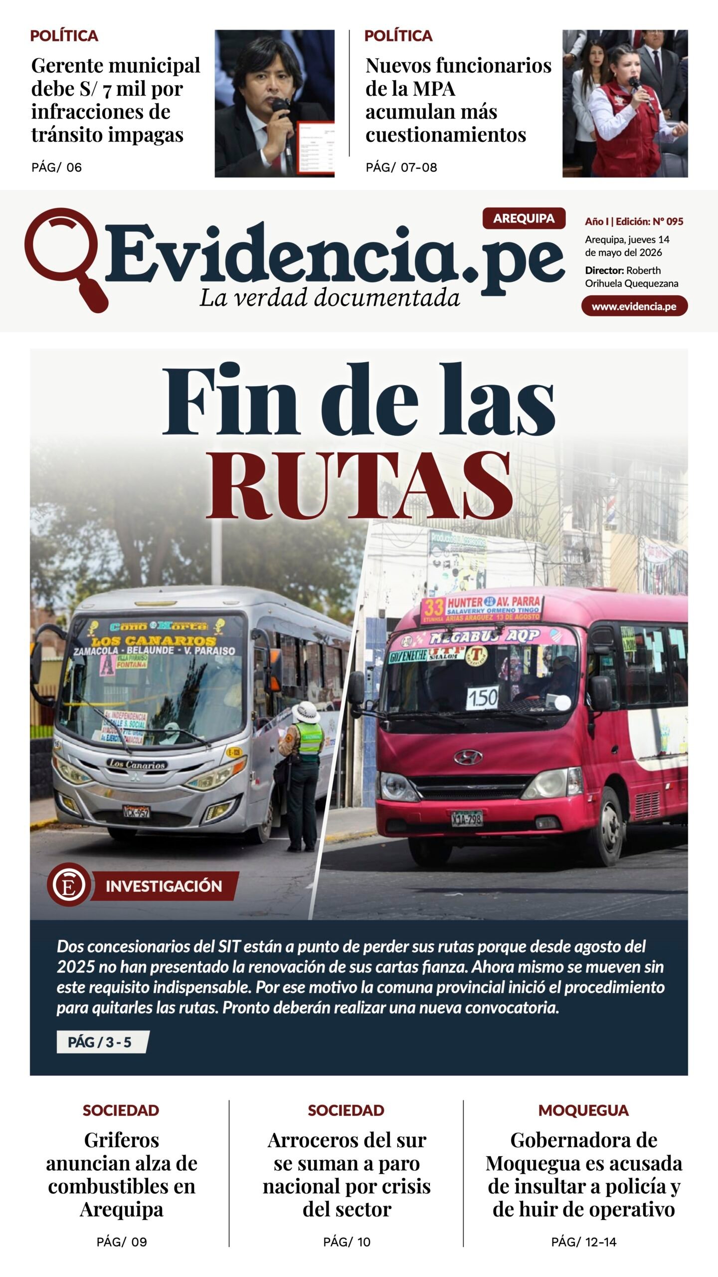 Evidencia AQP edicion 95