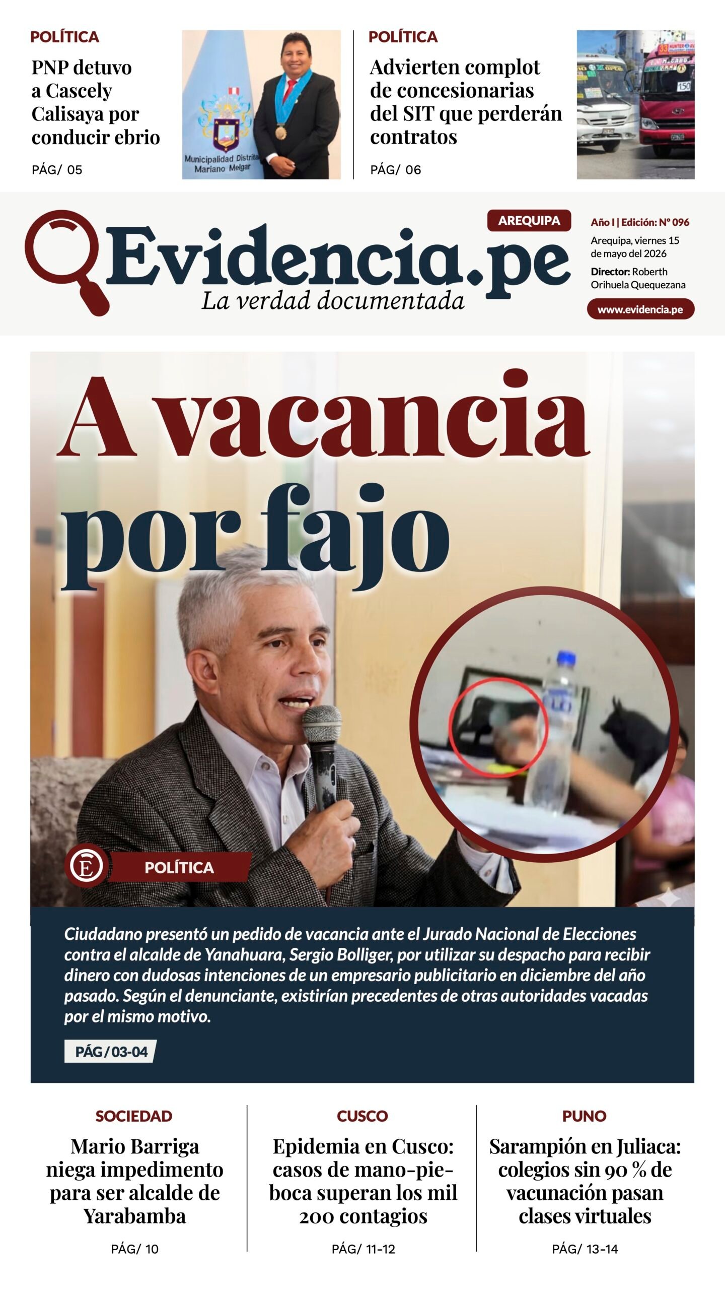 Evidencia AQP edicion 96