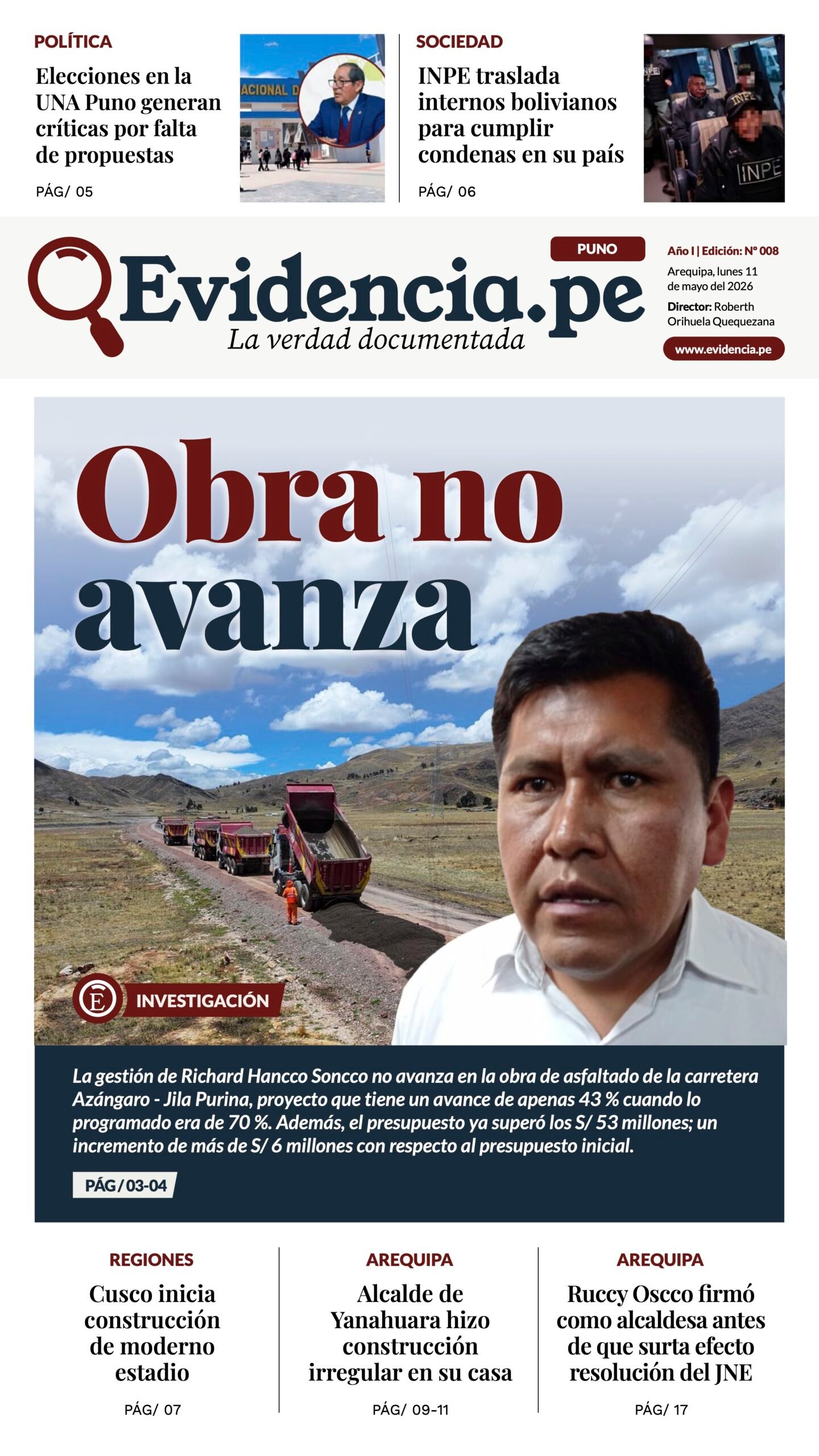 Evidencia Puno Edicion 8