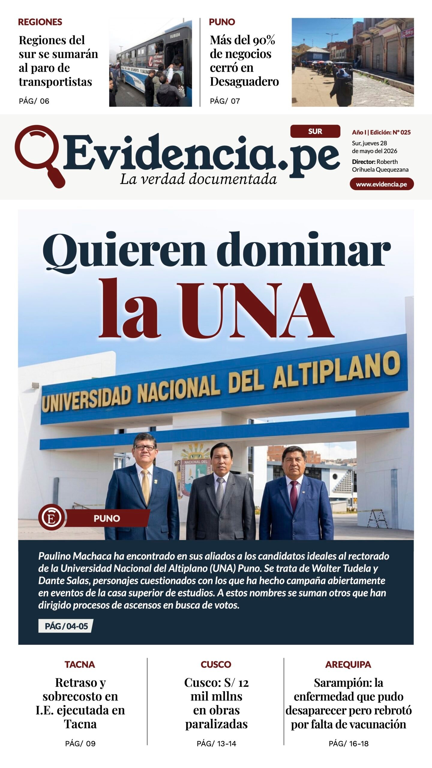 Evidencia SUR edicion 25