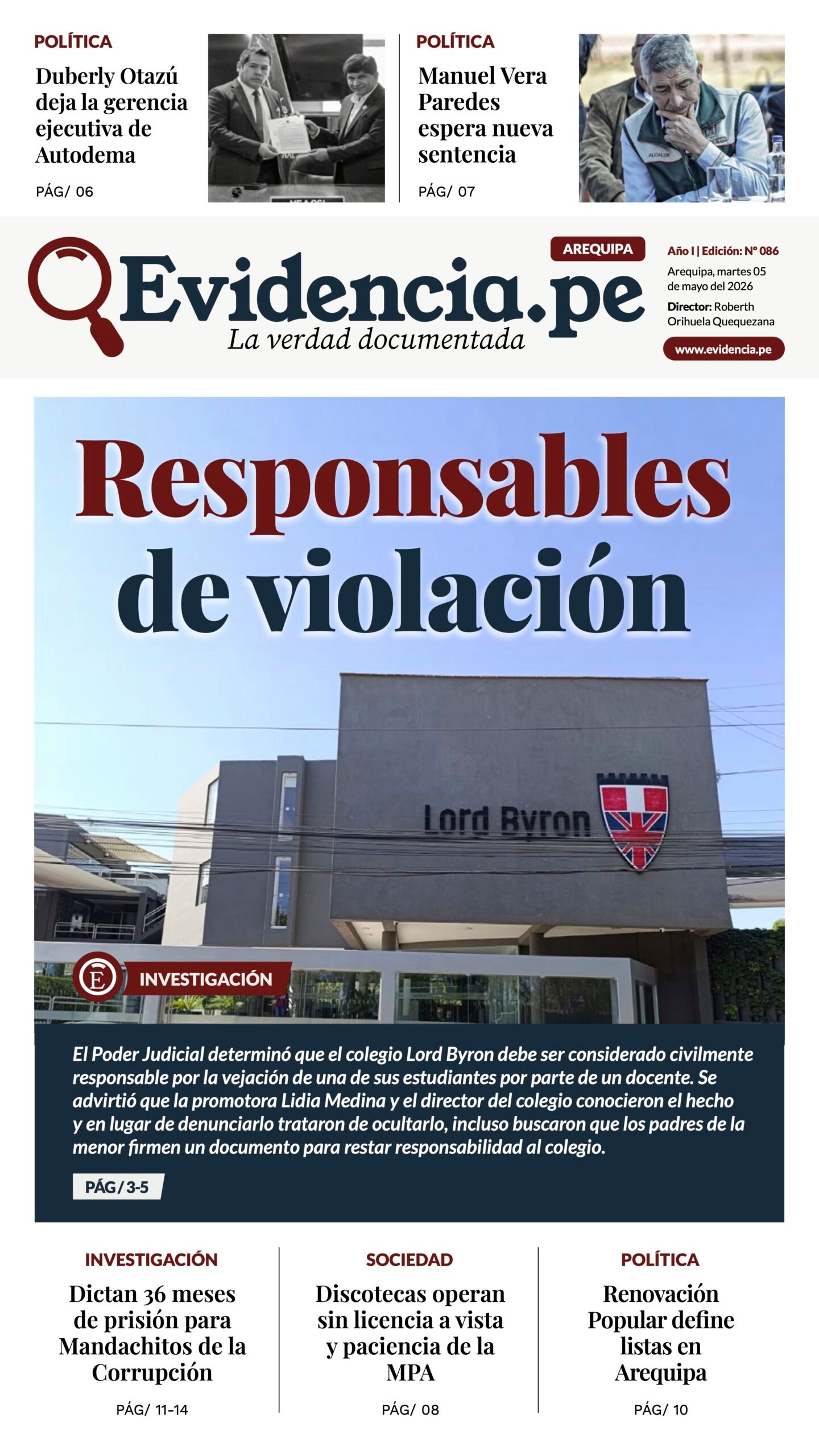 Evidencia edicion 86