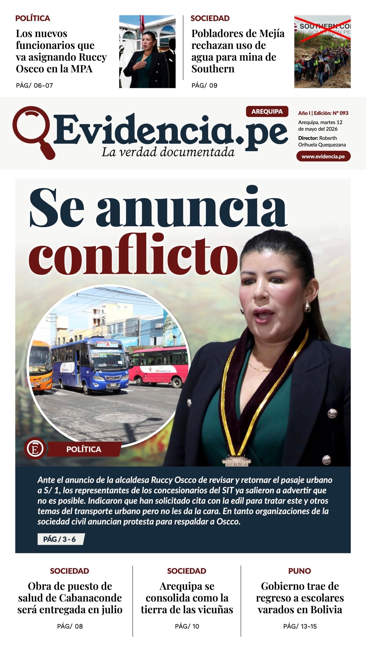 Evidencia edicion 93 - AREQUIPA