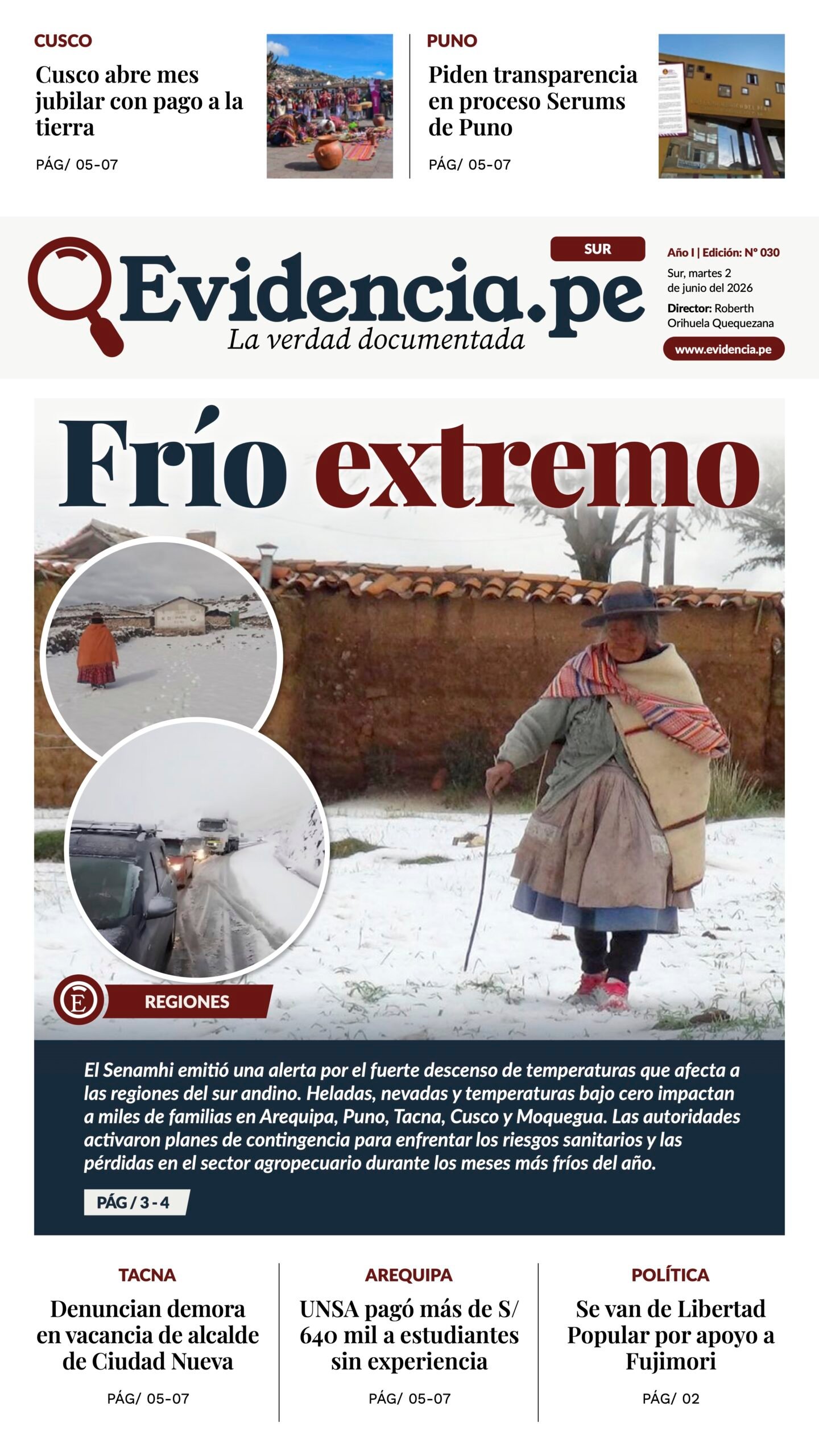 Evidencia SUR edicion 30