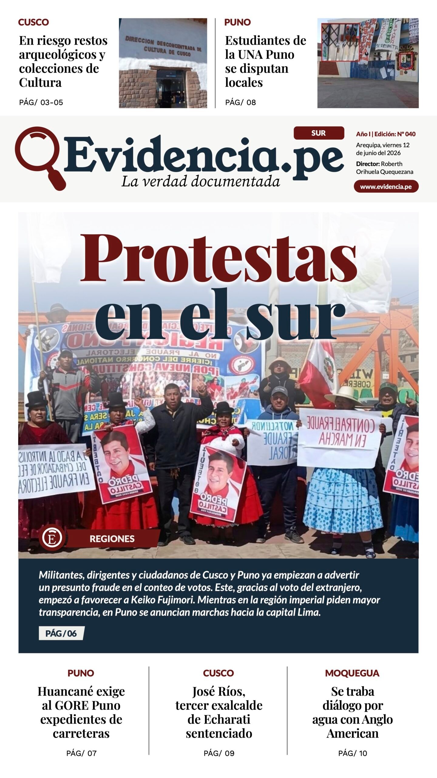 Evidencia SUR edicion 40