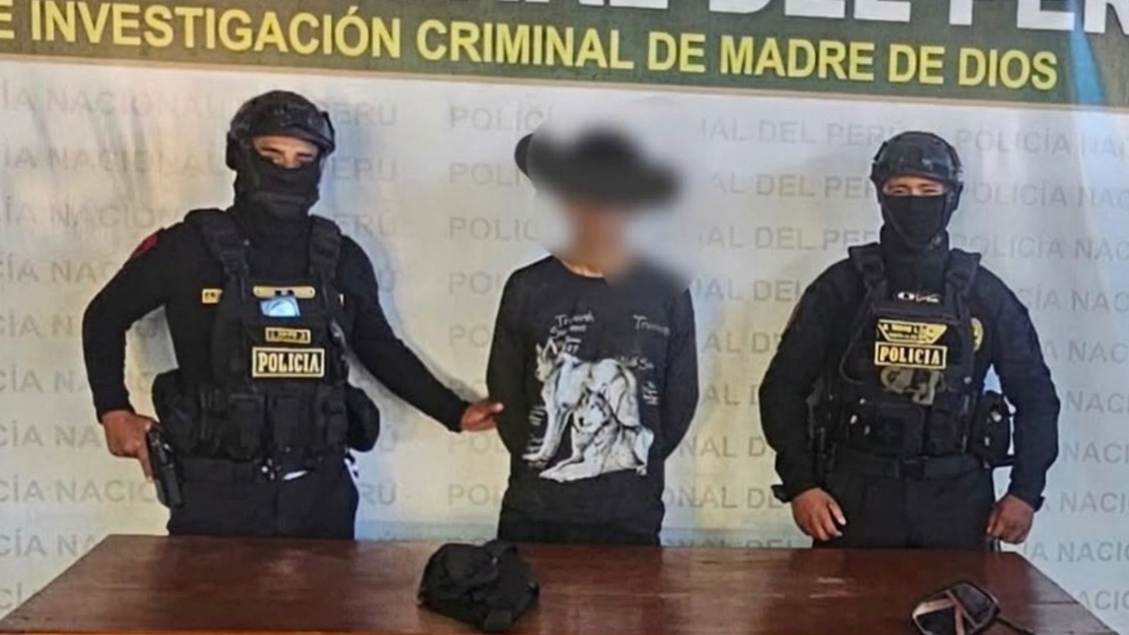 Puerto Maldonado Intervienen a cuatro menores con arma de fuego