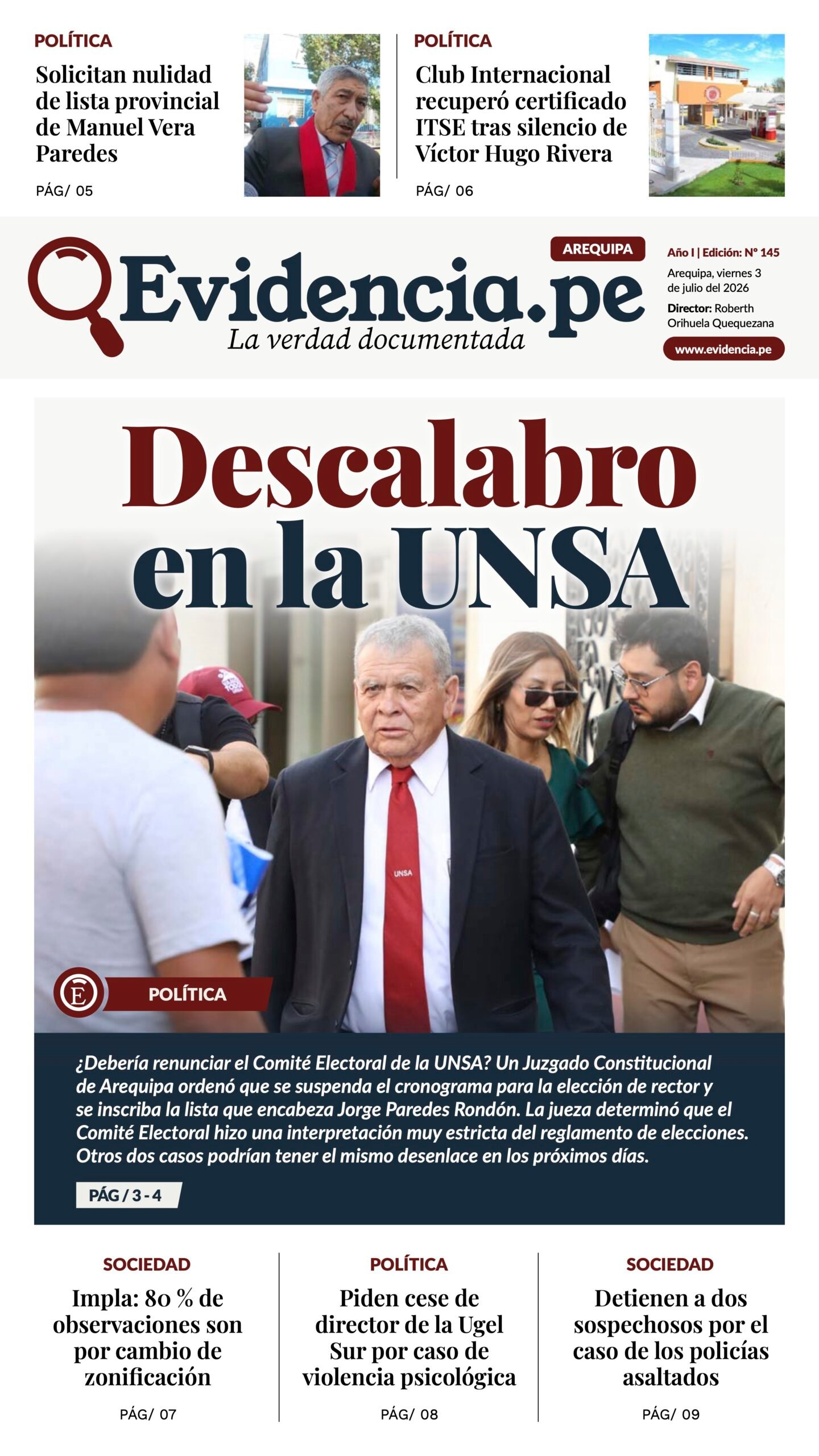 Evidencia AQP 145