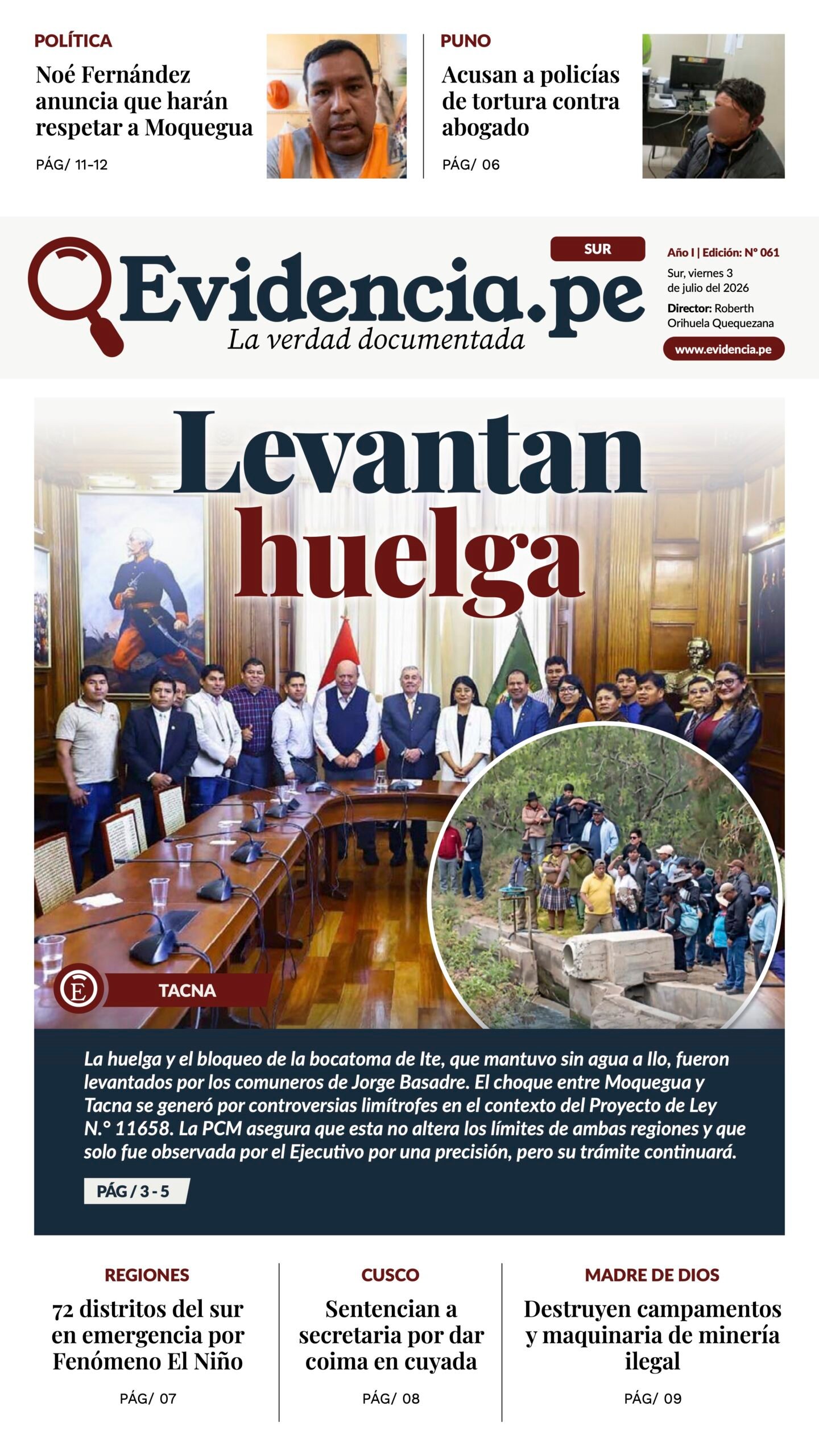Evidencia SUR 61