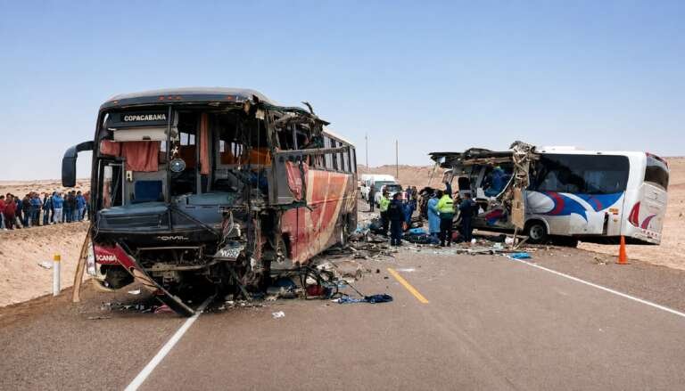 Tacna entierro victimas accidente