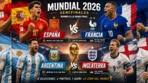 Semifinales del Mundial 2026: fechas, horarios y cruces rumbo a la final