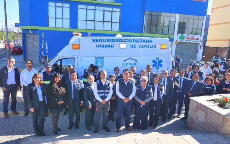 Nueva ambulancia será incorporada al servicio de Serenazgo del distrito.