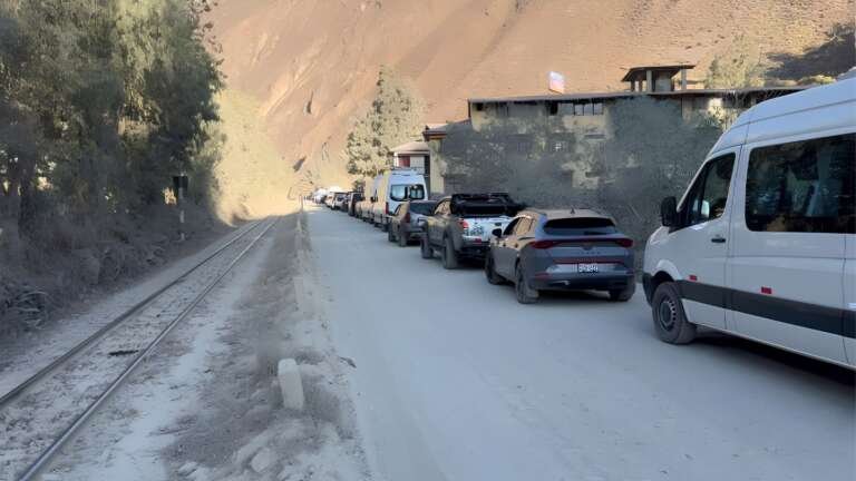 Congestion vehicular Ollantaytambo
