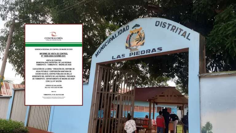 Contraloría Madre de Dios Agua