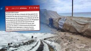 Declaran emergencia en distritos por DANA Aníbal