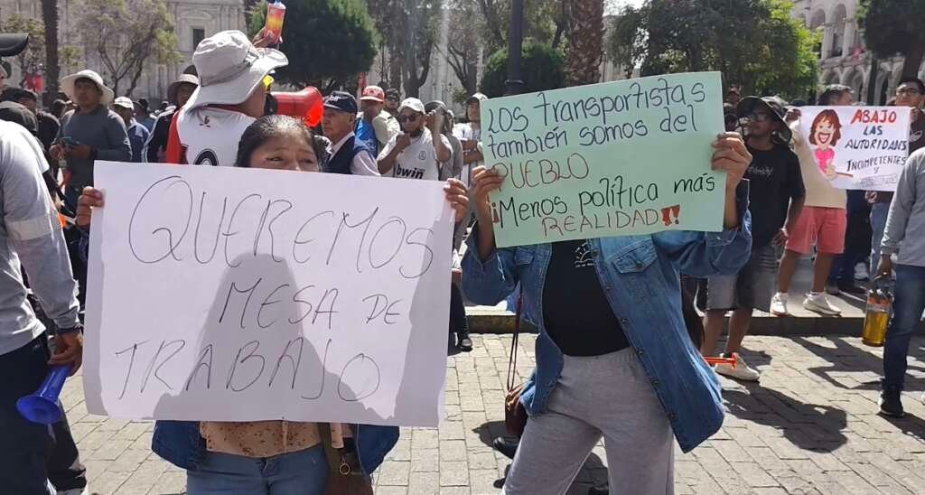HUelga transporte SIT