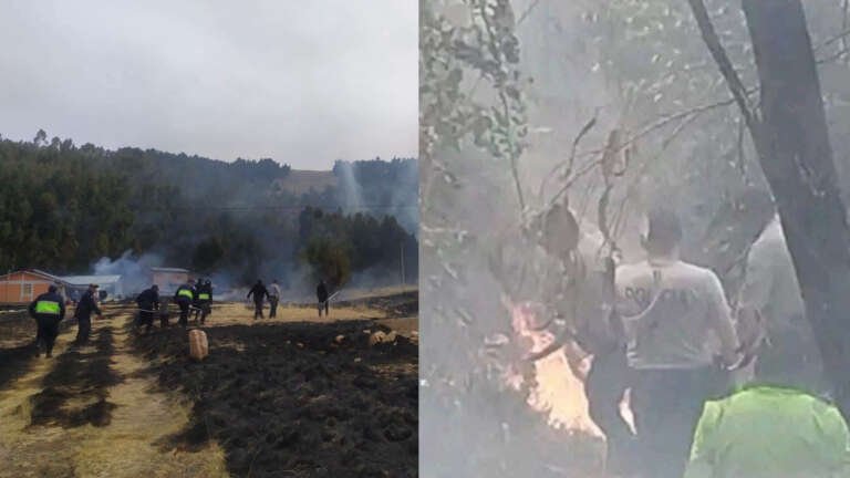 Incendio Huancané Puno
