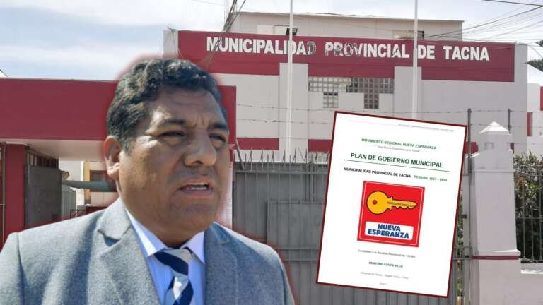 Plan de gobierno demetrio cutipa Tacna
