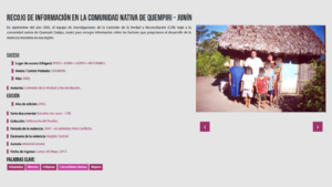 El LUM conserva fotografías de visitas de la CVR.