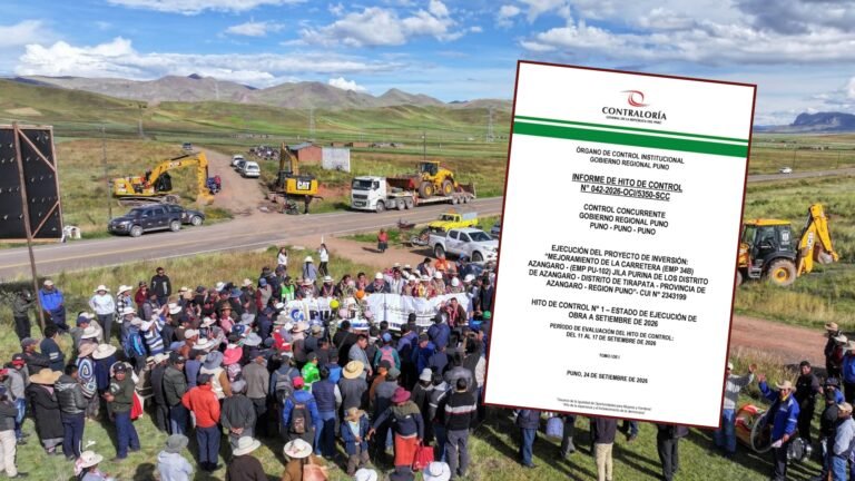 Contraloría Puno obra vial