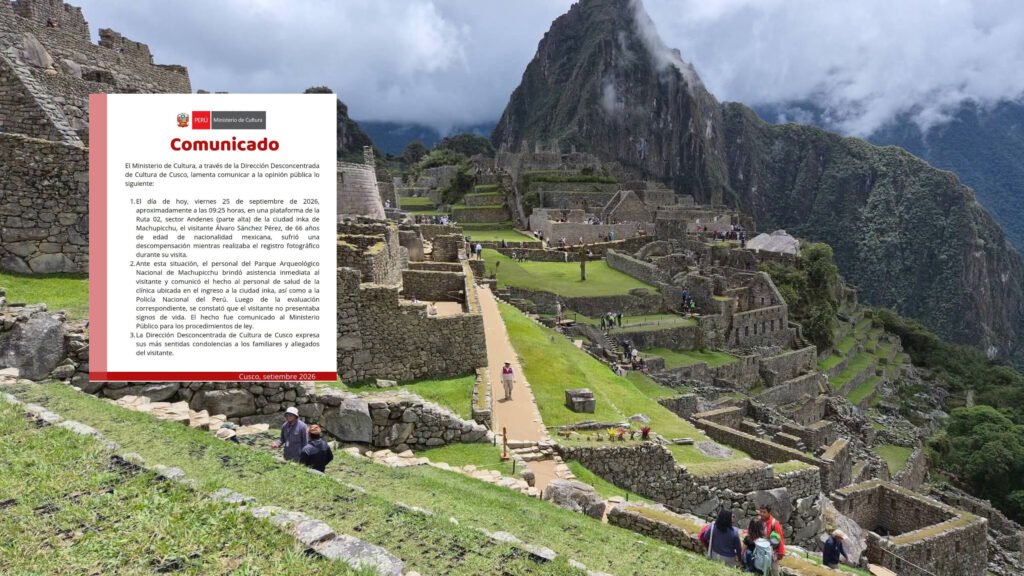 Turista muerto