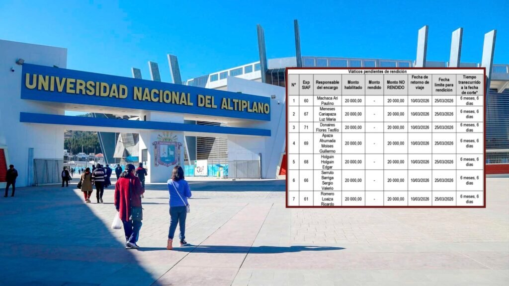 Siete autoridades de la UNA Puno no rinden cuentas