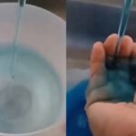 Vecinos alertan por agua de color celeste en Puerto Maldonado
