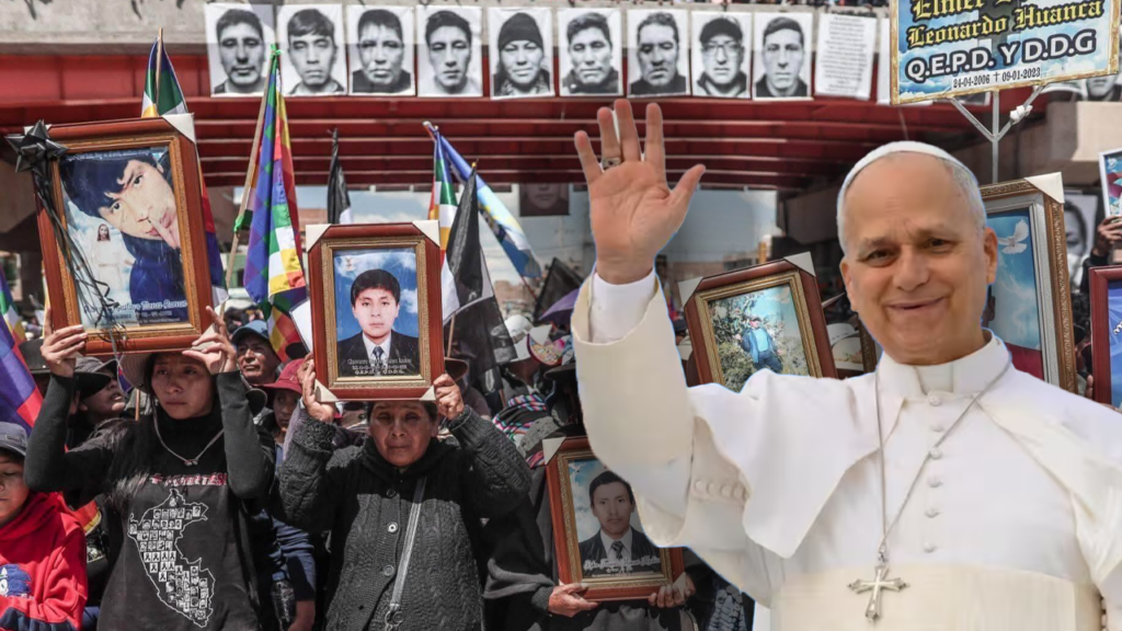 papa con fallecidos en protestas