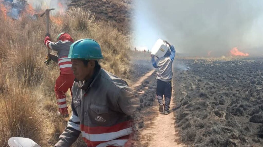 Incendio Puno y moquegua