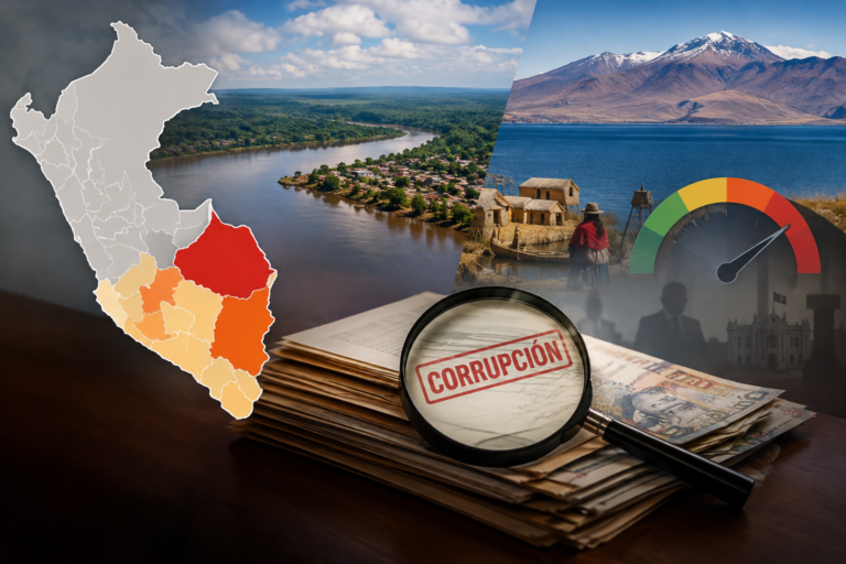 Mapa del riesgo y la corrupción en Perú