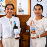 Promotoras de Montesclaros en feria artesanal